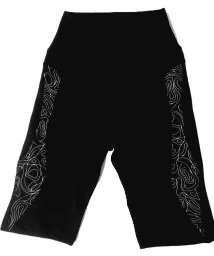 Licra media pierna con detalle 